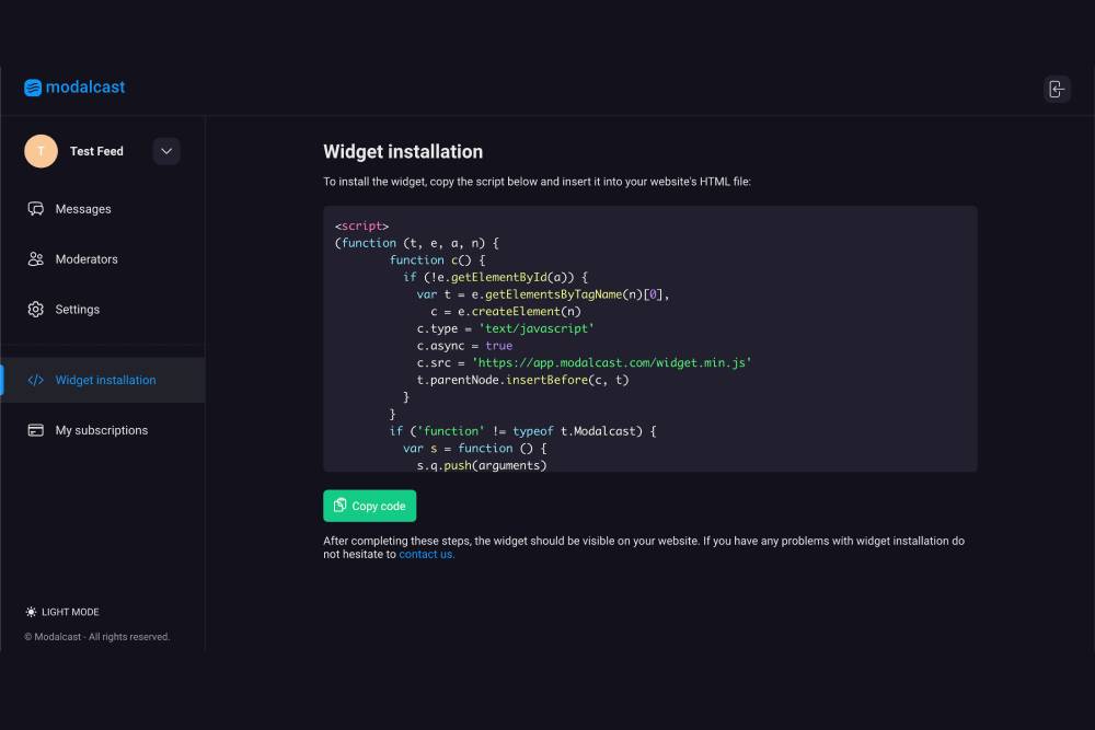 Thumbnail for Step-by-step Instructions on Setting Up ModalCast